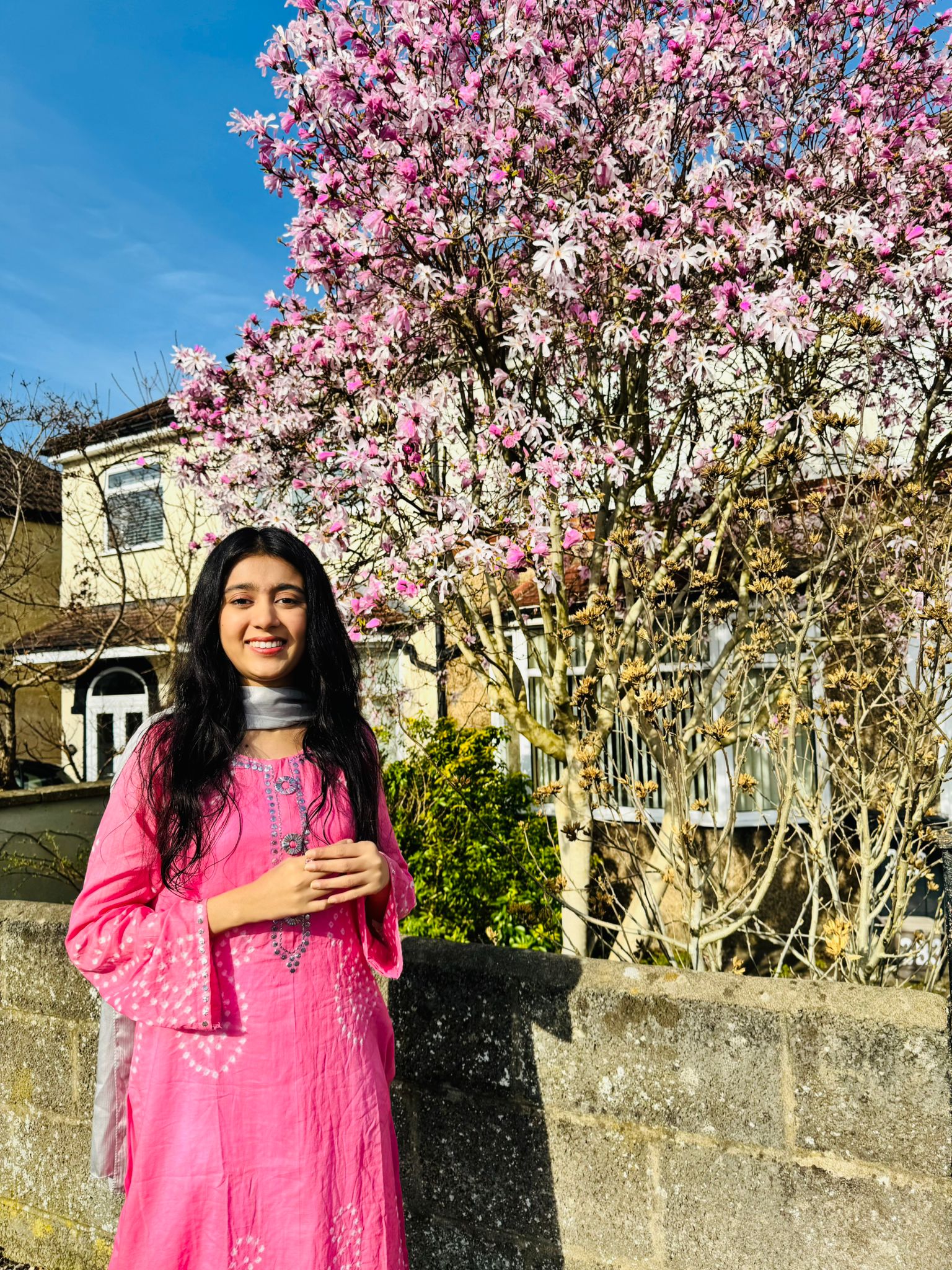 Nada with flowers